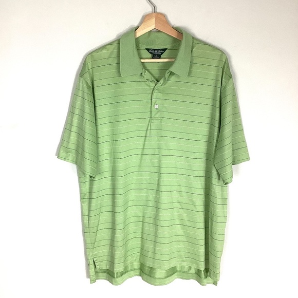 Vintage Brooks Brothers Country Club Performance Knit Polo Shirt Sz Large - Picture 6 of 9